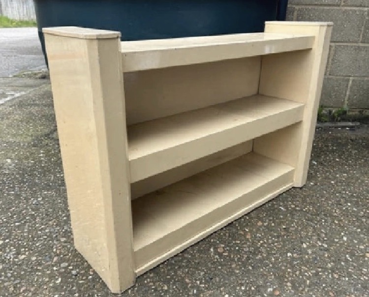 Lot 008: 1940s Post-War Aluminium Open Bookshelf
