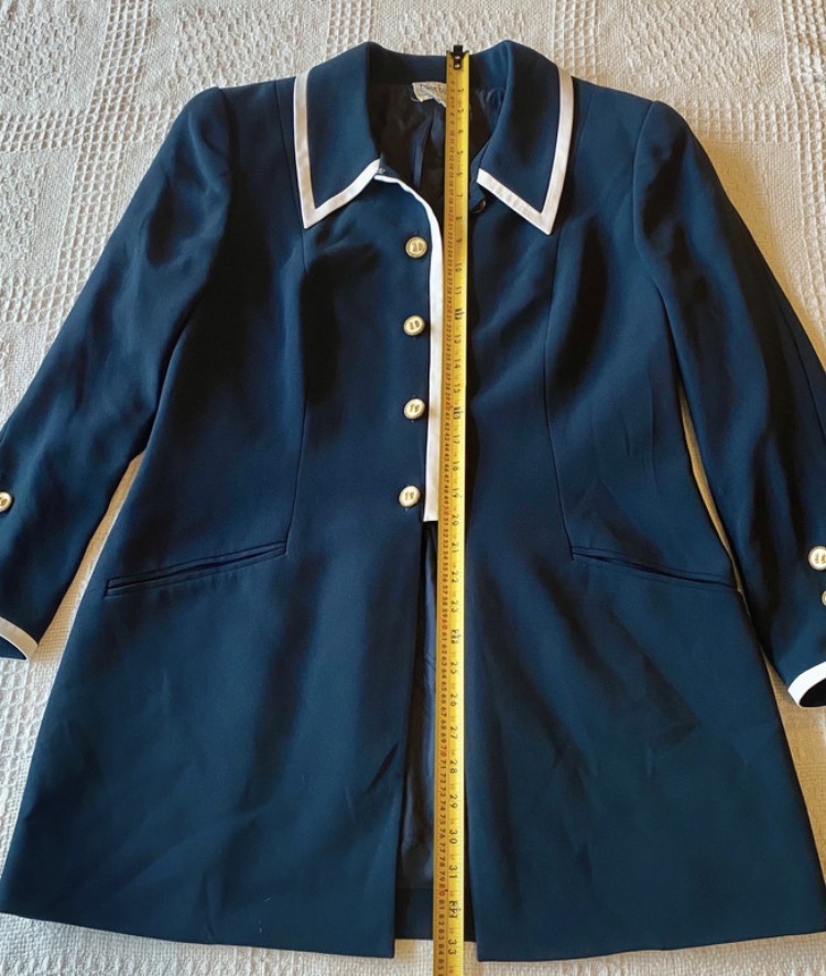 1980s-frank-usher-navy-longline-blazer-jacket-gold-buttons-white-trim-193-5