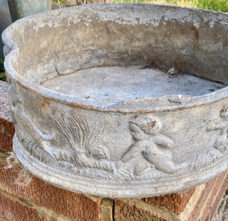 antique-heart-lead-planter-heavy-solid-lead-trough-cherub-dog-frieze-007-560