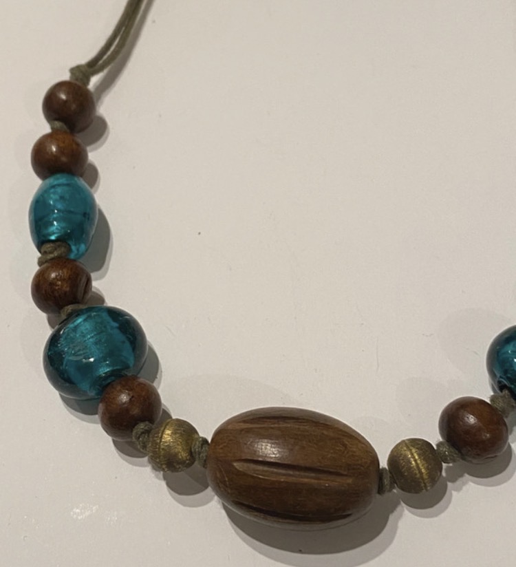 boho-teal-glass-wood-statement-necklace-adjustable-length-111-2