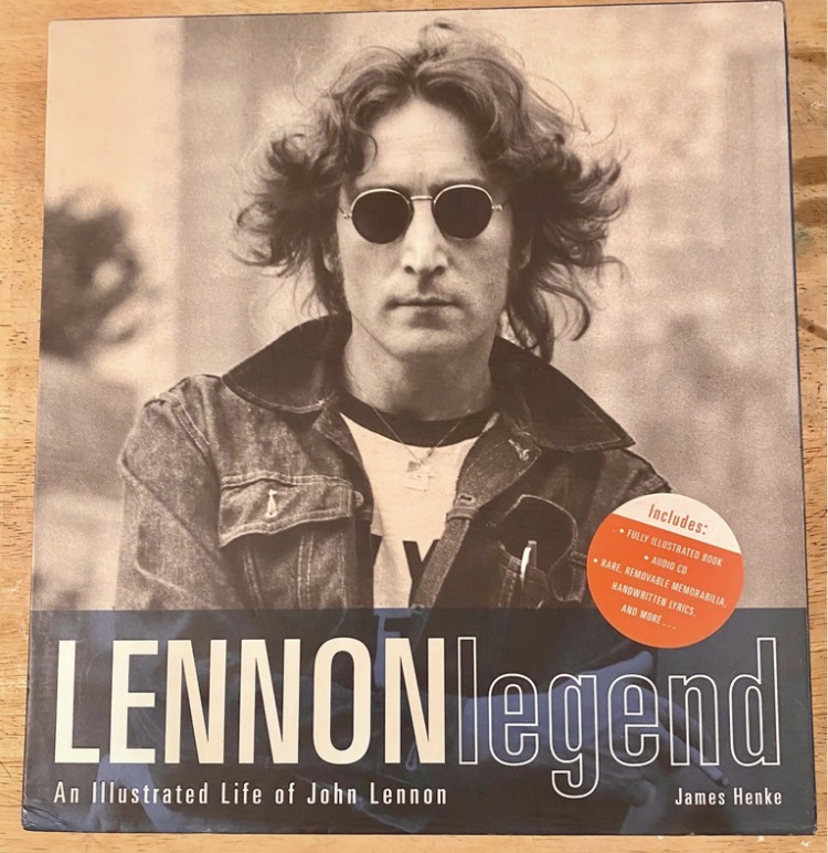 Lot 039: First Edition 'Lennon Legend' Illustrated Book with CD