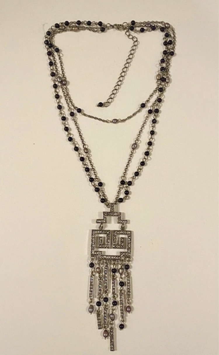 laila-rowe-silver-tone-multi-strand-statement-necklace-greek-key-design-129-2