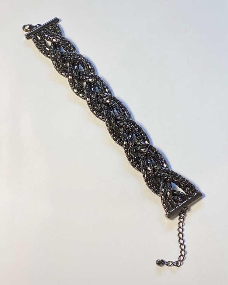 modernist-gunmetal-multi-strand-popcorn-mesh-bracelet-107-2