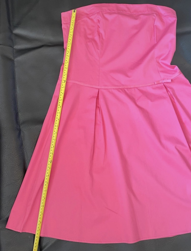 nwt-dorothy-perkins-hot-pink-strapless-midi-dress-size-16-189-3