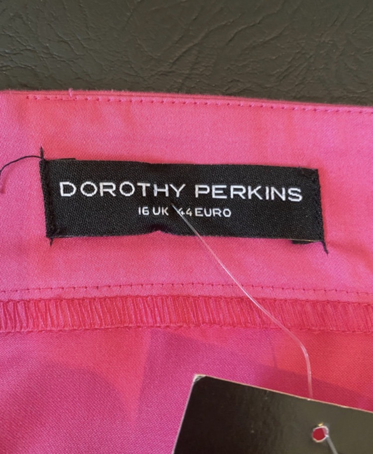 nwt-dorothy-perkins-hot-pink-strapless-midi-dress-size-16-189-8