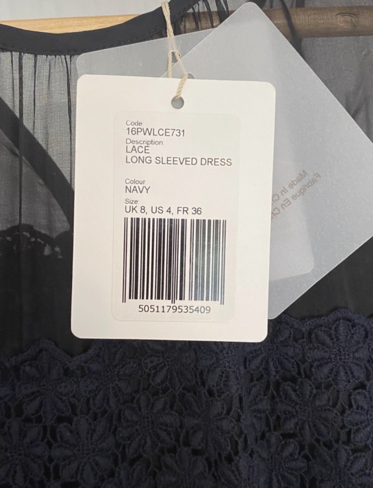 nwt-orla-kiely-navy-daisy-lace-dress-uk-8-silk-yoke-179-4