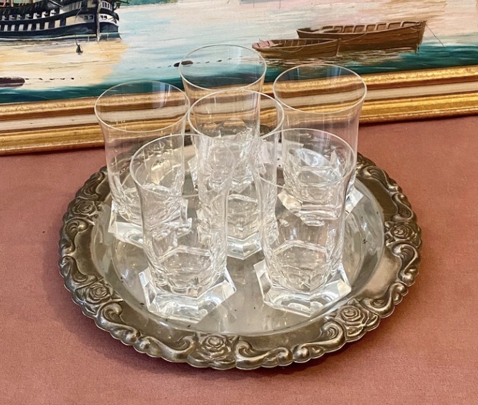 set-of-6-vintage-luminarc-topaz-crystal-glasses-silver-plated-tray-100-7