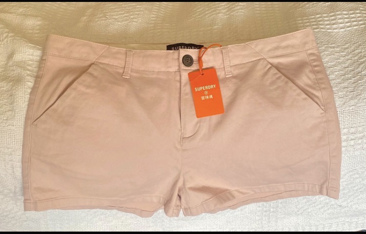 superdry-women-s-chino-hot-shorts-peach-whip-size-uk-14-nwt-185-2