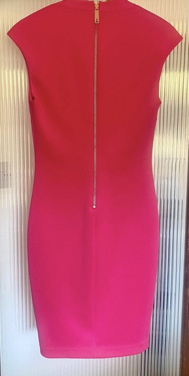 ted-baker-bright-pink-sheath-dress-size-2-uk-10-176-3