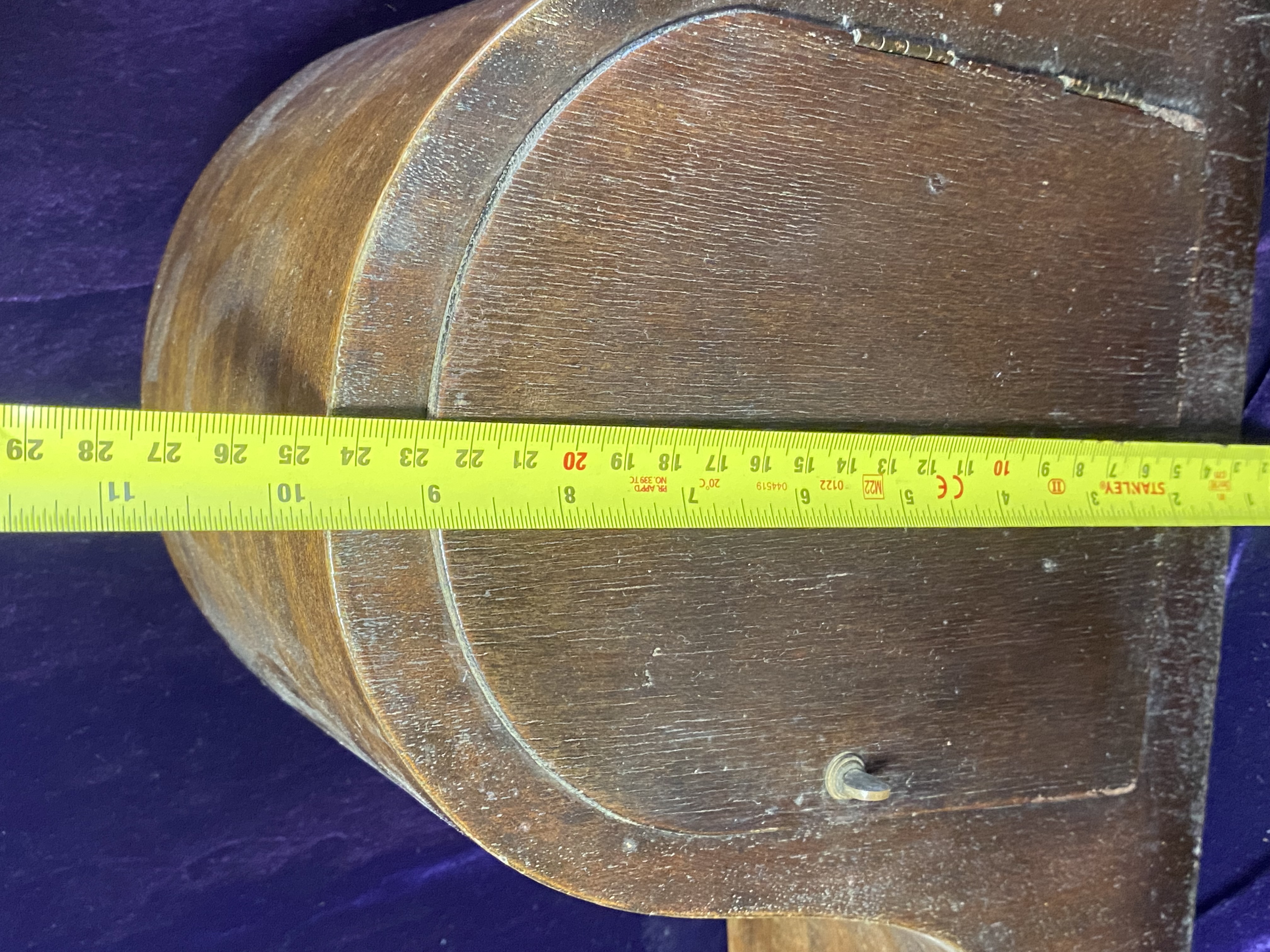 vintage-1930s-oak-napoleon-hat-mantel-clock-for-restoration-063-8