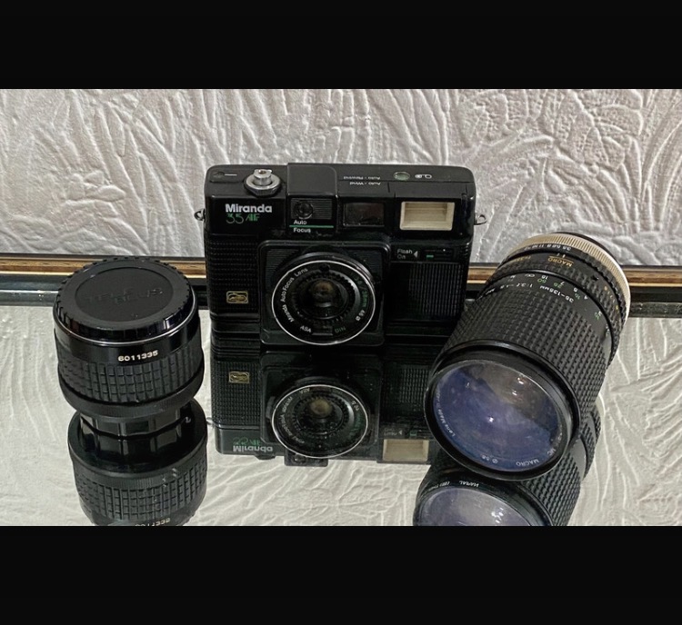 Lot 099: Vintage 1980s Miranda AF 35mm Camera Kit — Camera, Lens & Accessories