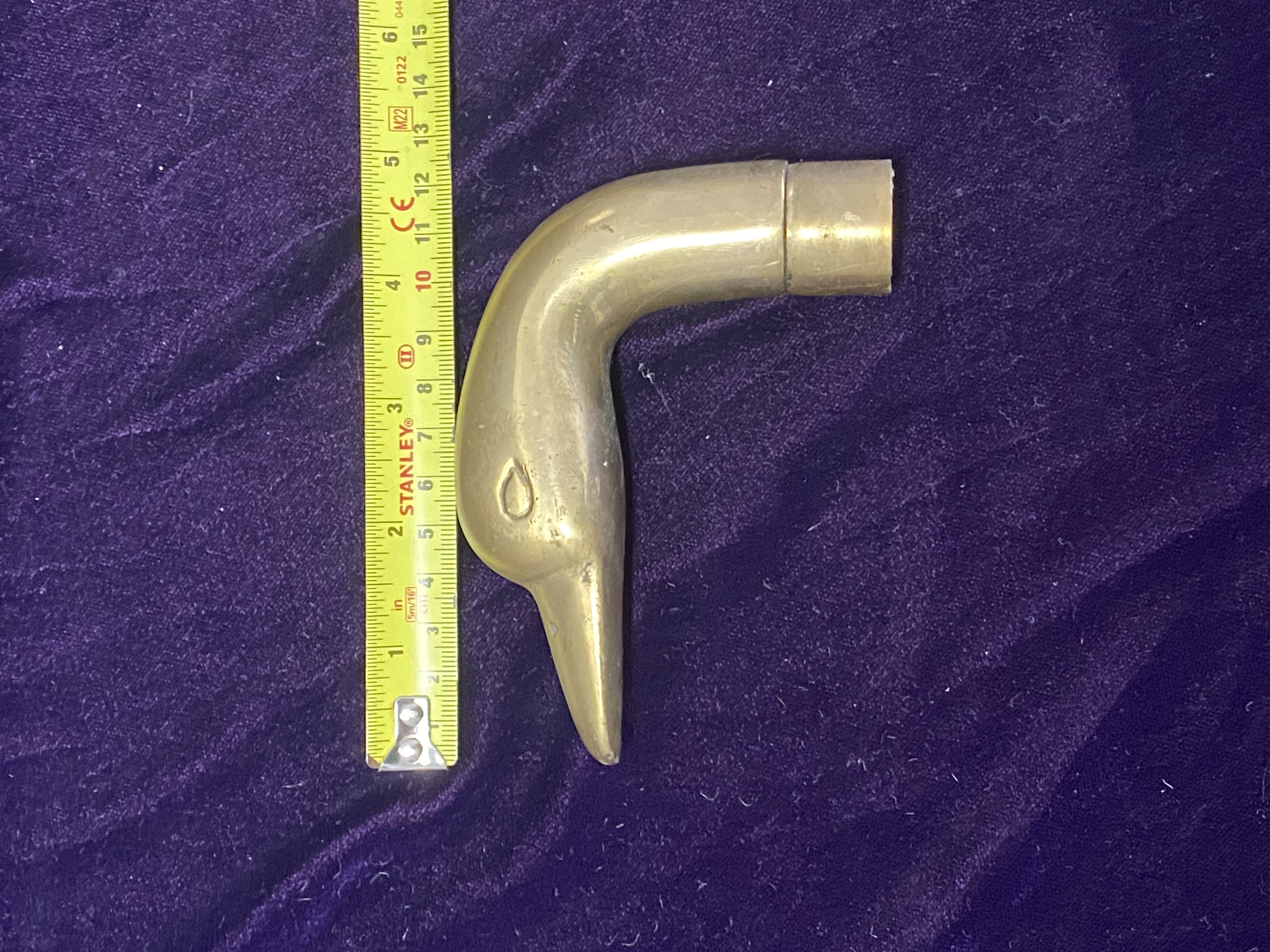 vintage-brass-duck-walking-stick-topper-076-2