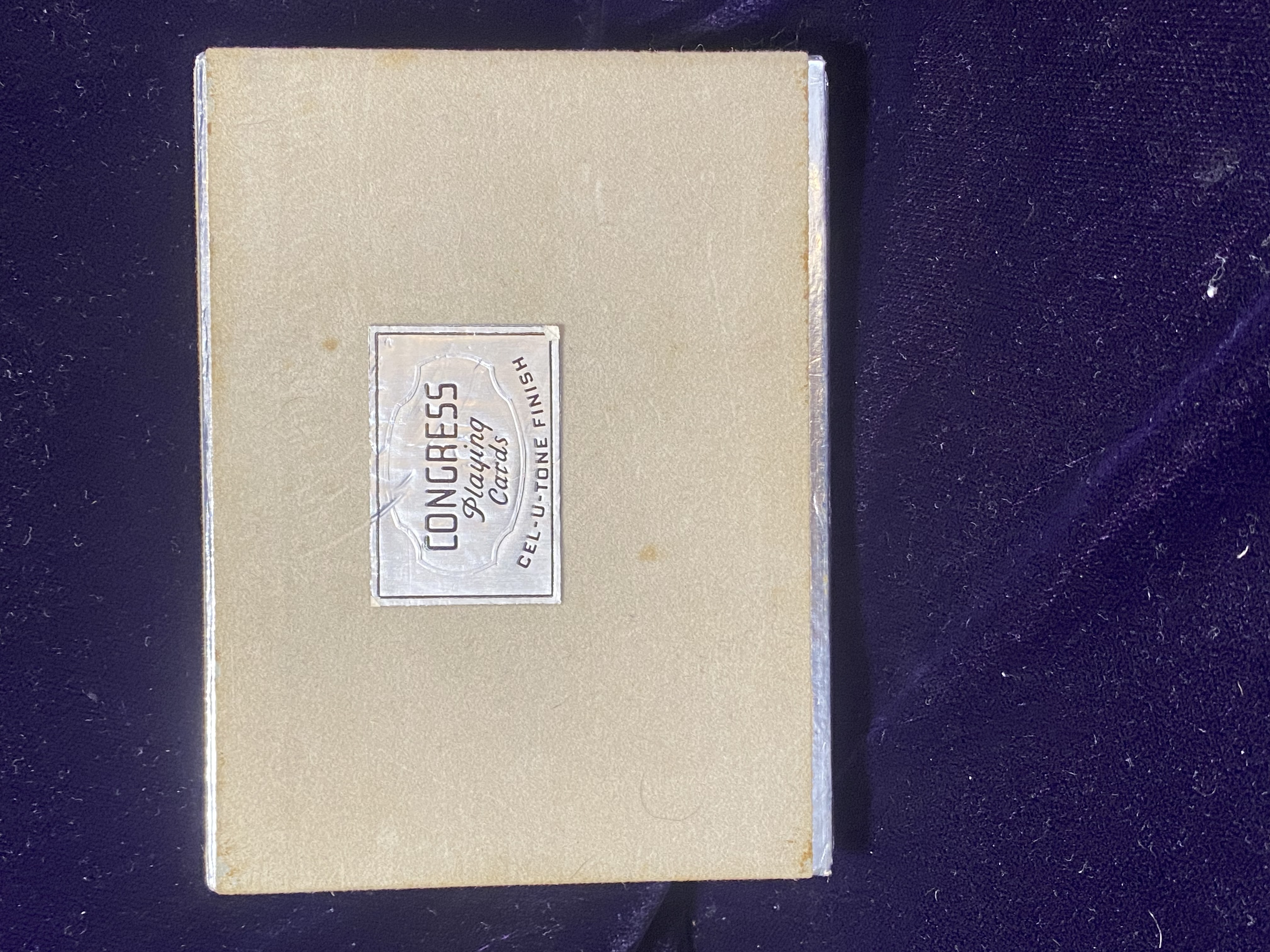 Lot 072: Vintage Congress Playing Cards Set — Sailing Yacht Design