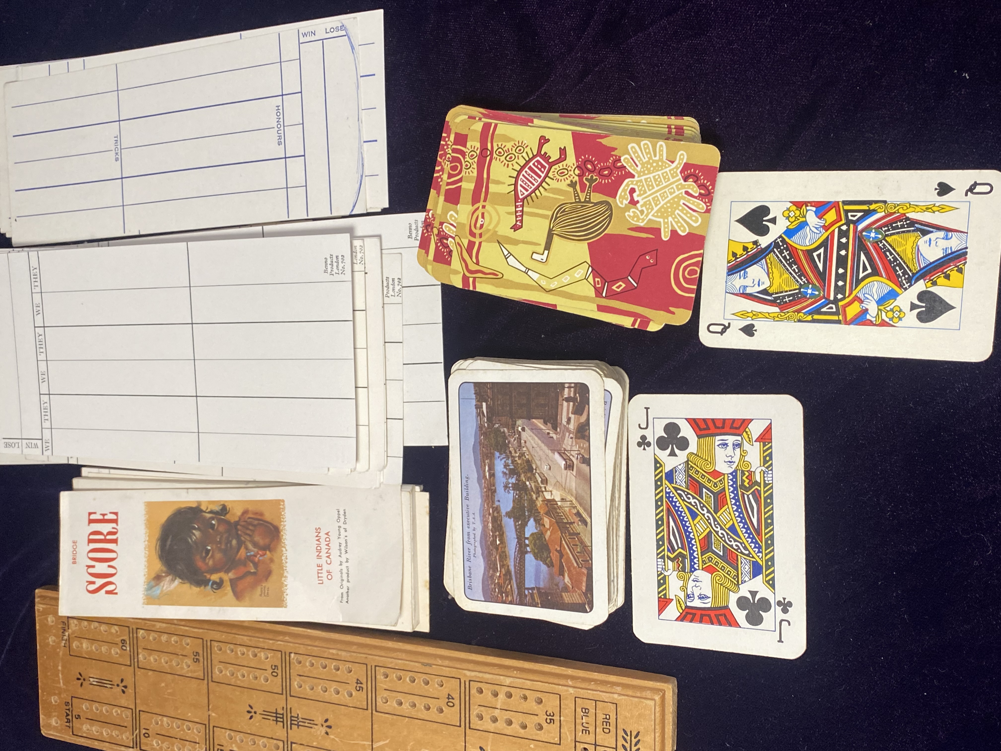 vintage-mid-century-bridge-card-games-lot-cribbage-board-score-pads-playin-070-4
