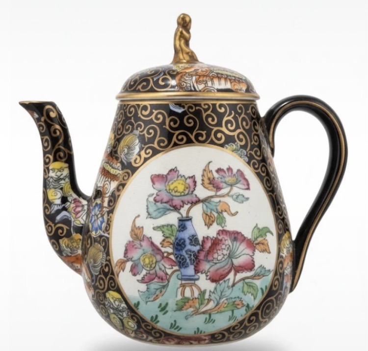vintage-sadler-black-gold-swirl-teapot-041-2